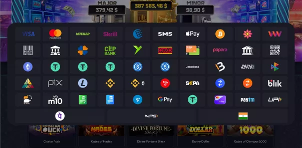 Способы оплаты и вывода средств на Vavada